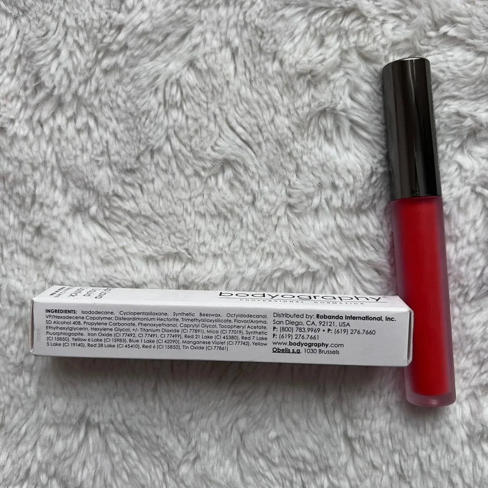 Bodyography Lip Lava Liquid Lipstick Thrill Seeker Matte 0.08oz New in Box